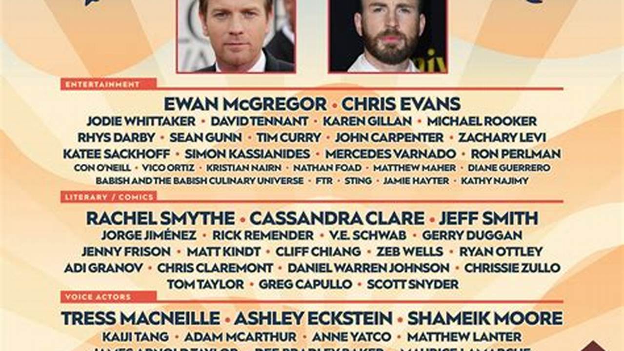 Comic Con 2024 Schedule