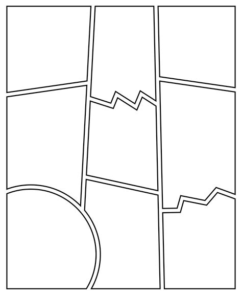Comic Book Outline Template