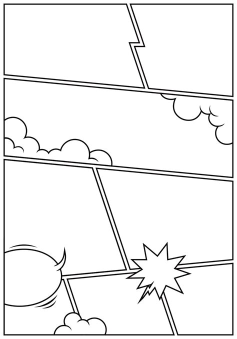 Comic Frames Template