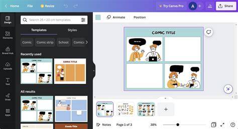 Comic art maker tools