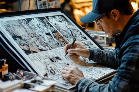 A collection of comic book illustrations