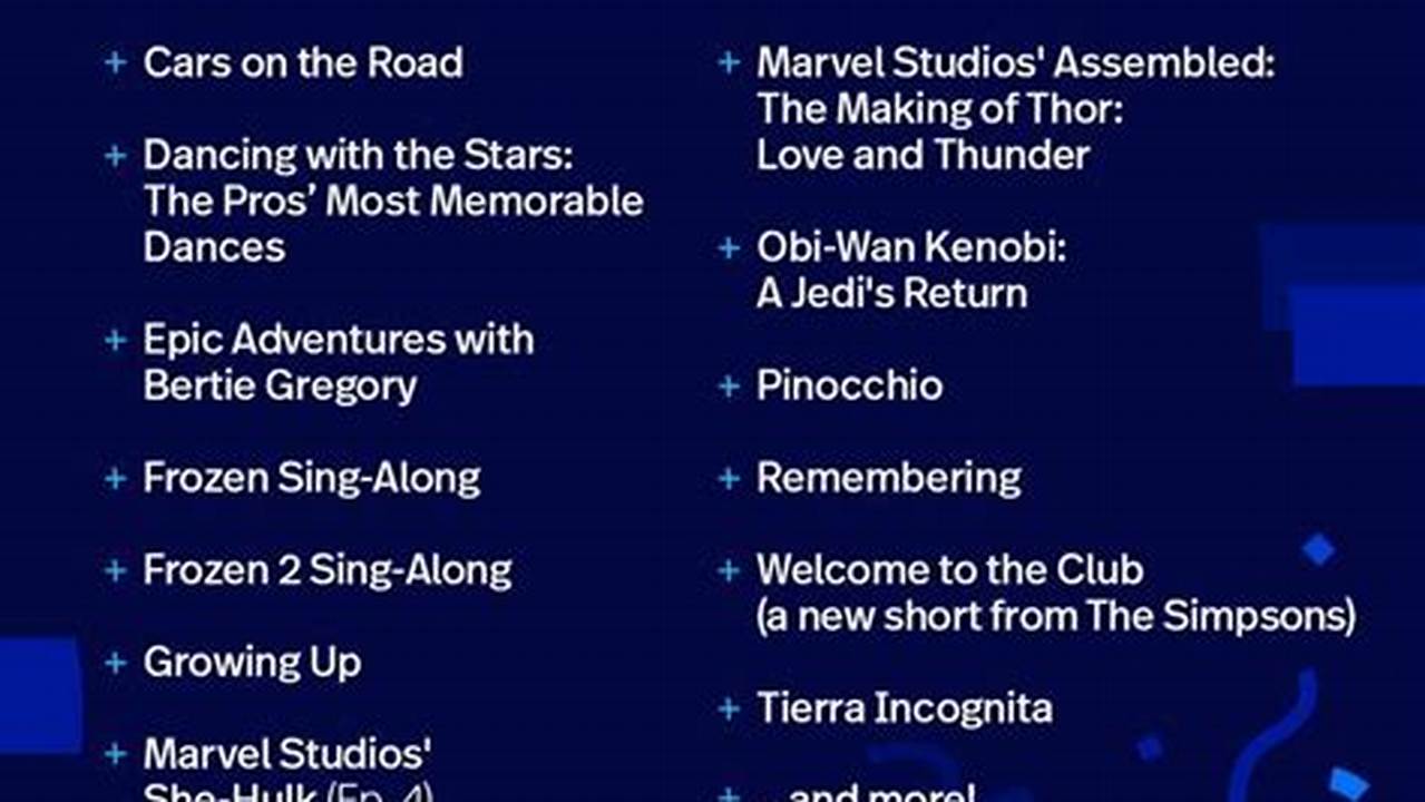 Coming To Disney+ Plus September 2025