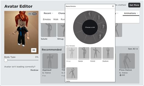 Coming soon to Roblox: Choose an emote for your avatar and use it 