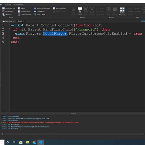 Command Bar Changing LocalPlayer speed - Scripting Support 