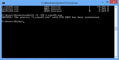 Command Prompt Taskkill