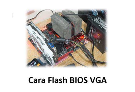 Antarmuka command prompt untuk flashing BIOS