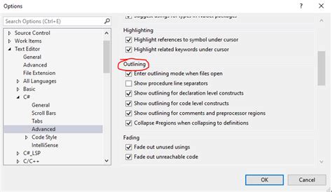 Right-click > Outlining card
