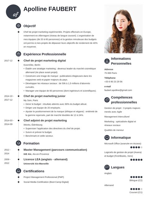 Comment Faire Un Cv Exemple