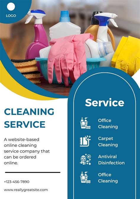 Cleaning Service Flyer Template In PSD, Ai Vector BrandPacks