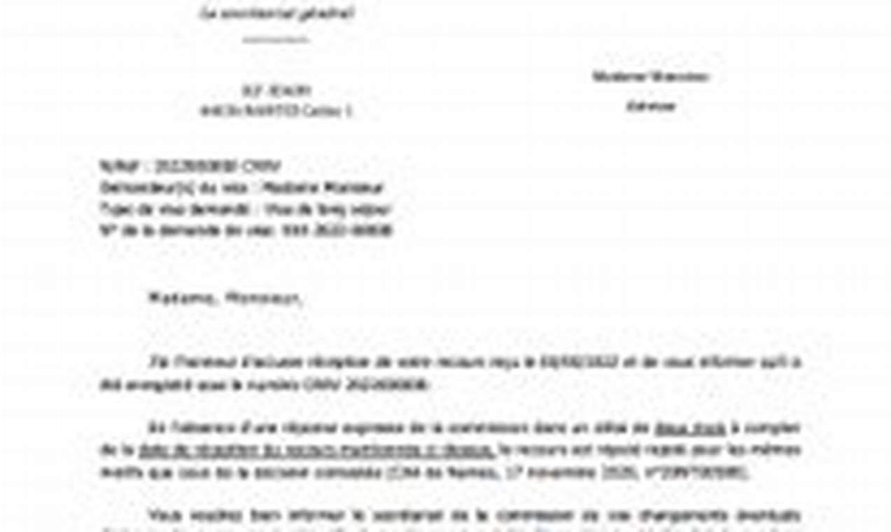 Commission Des Recours Contre Les Refus De Visa Nantes Téléphone