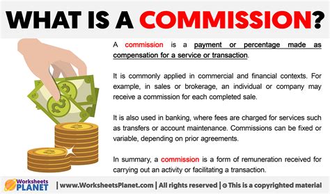 Commission Definition