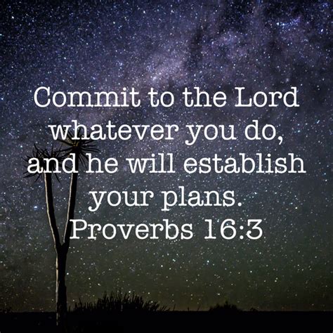 Commit To The Lord Whatever You Do