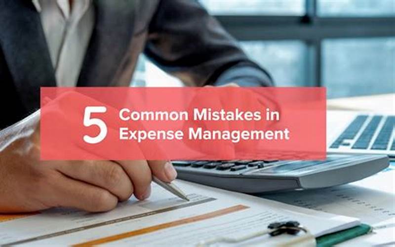 Common Mistakes In Travel Expenses