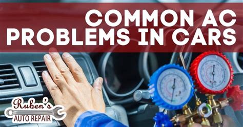 Common AC problems in cars