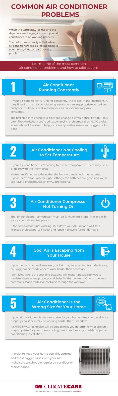 Common Air Conditioning Problems Ontario