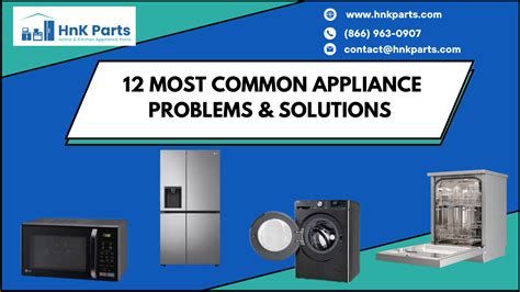 Common Appliance Problems and Solutions
