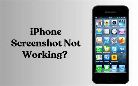 Common Causes of Screenshot Not Working on iPhone issue