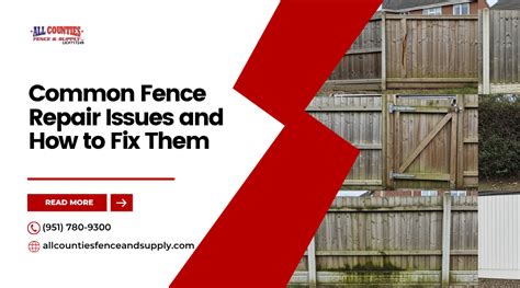 Common Fence Repair Issues in Colorado Springs