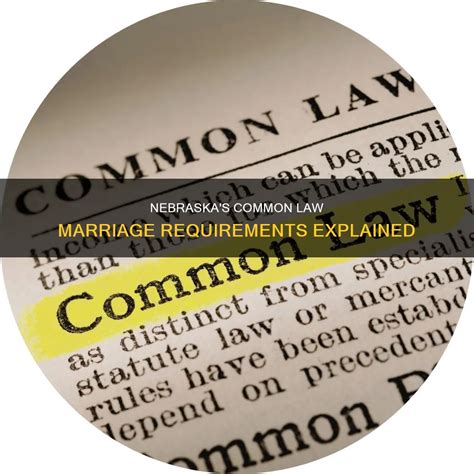 Exploring Common Law Marriage in Nebraska: Essential Facts to Know