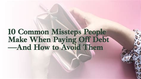 Common Missteps to Avoid
