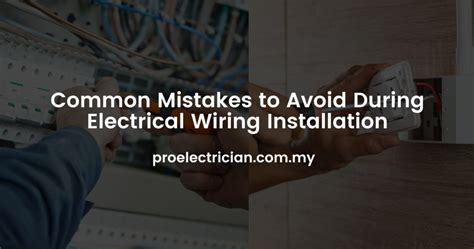 Common Mistakes in Wiring Setup