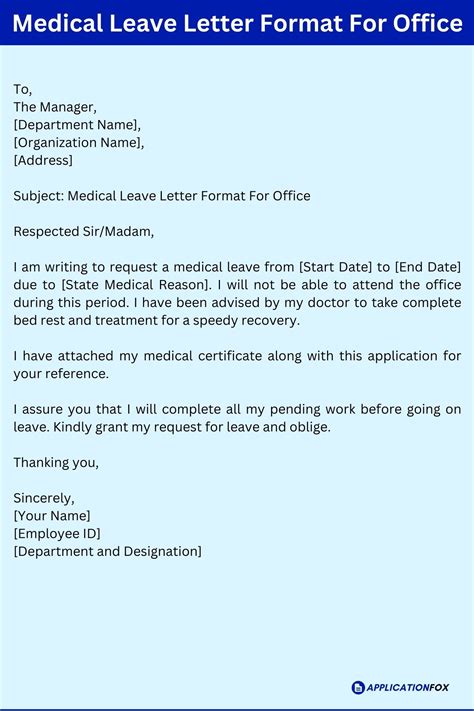 Common Mistakes to Avoid When Submitting a Leave Letter Medical
