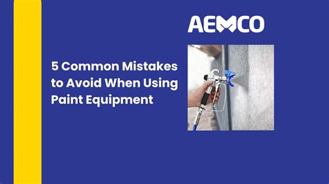 Common Mistakes to Avoid When Using Training Paint