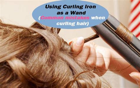 Common Mistakes to Avoid When Using a Curling Iron Wand