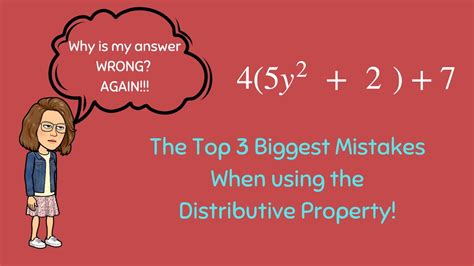 Common Mistakes to Avoid When Using the Distributive Property