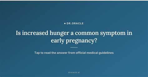 Common Non-Medical Reasons for Increased Hunger