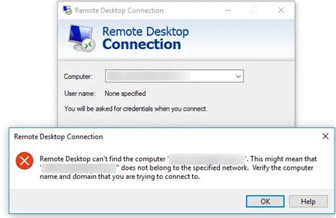 Common Reasons Why Remote Desktop Can’t Find the Computer