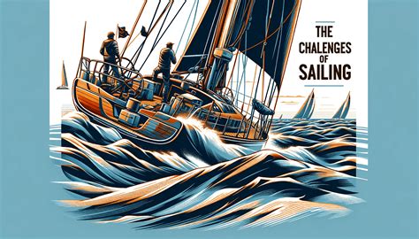 A visual representation of common sailing challenges such as weather and equipment issues