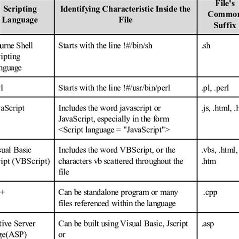 Common Scripting Languages Used by Attackers