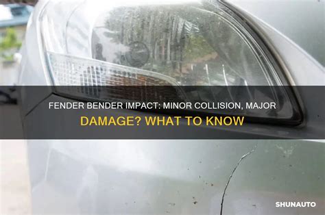 Common Signs of Fender Bender Damage