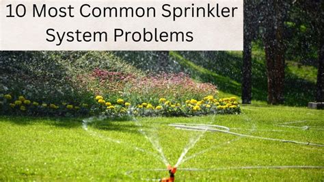 Common Sprinkler System Problems