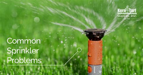 Common Sprinkler System Problems in Bakersfield CA