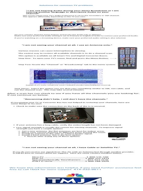 Common TV Problems and Solutions