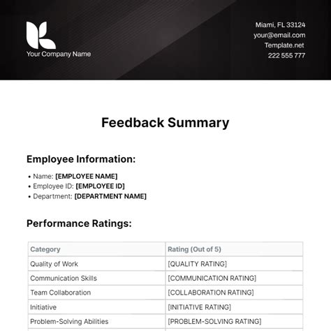 Common Viewer Feedback Summary