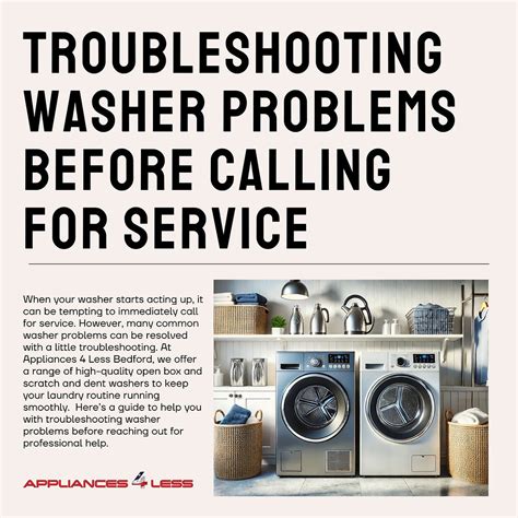 Common Washer Problems Arlington VA