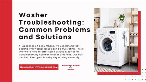 Common Washer Problems Savannah GA