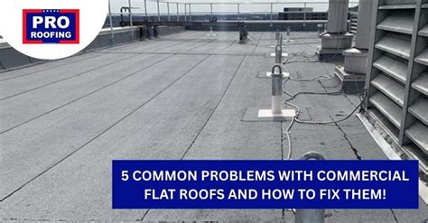 Common problems with flat roofs