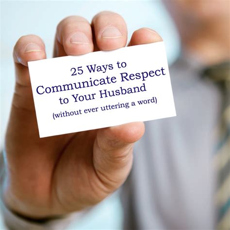 Communicate With Respect