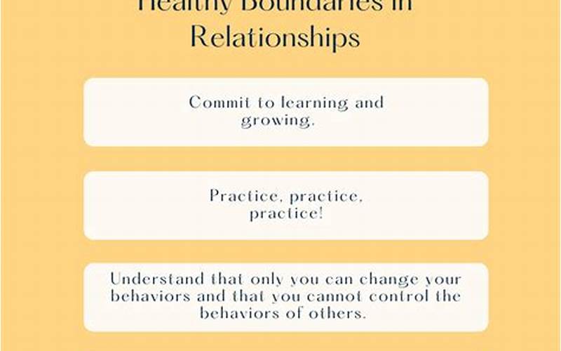Communication And Boundaries In Relationships