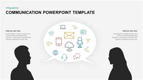 Communication PowerPoint Template & Keynote Diagram | Slidebazaar
