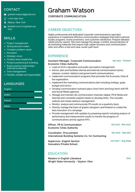 Communication Skills On Resume