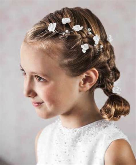 Communion Fille Coiffure