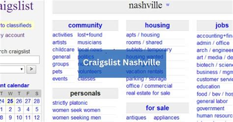 Community Events on Craigslist