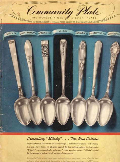 Community Flatware Patterns