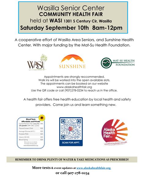 Community Health Fair Connect with Local Health Providers