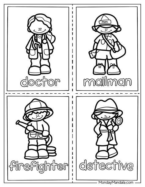 Community Helpers Color Pages